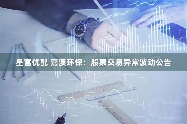星富优配 嘉澳环保：股票交易异常波动公告