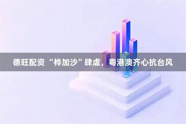 德旺配资 “桦加沙”肆虐，粤港澳齐心抗台风