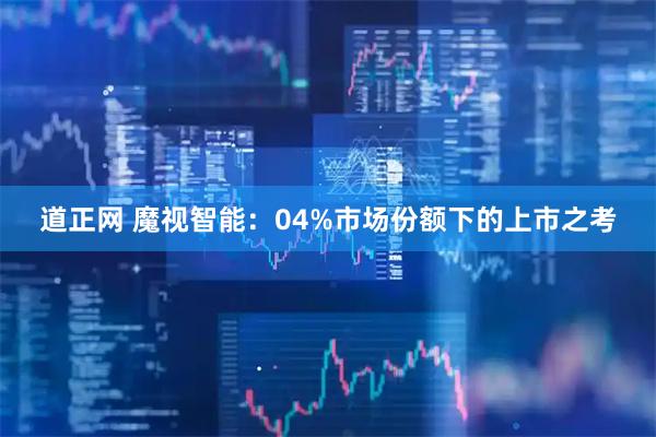 道正网 魔视智能：04%市场份额下的上市之考